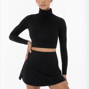 Los angeles Apparel A-Line Mini Skirt - Elegant Everyday Women’s Skirt